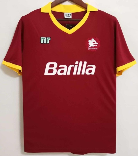 Koszulka Piłkarska AS Roma 1989/1990 Home Retro, Voller