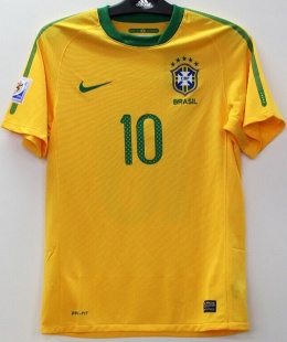 Koszulka Piłkarska Brazylia 2010 Home Retro, #10 Kaka