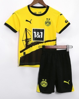 Piłkarski Komplet Strój Dziecięcy Borussia Dortmund Home 2023/2024