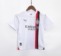 Komplet Dziecięcy Strój Piłkarski AC Milan Away 2023/2024, Rafael Leao