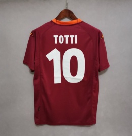 Koszulka Piłkarska AS Roma 2000/2001 Home Retro, Totti