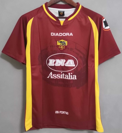 Koszulka Piłkarska AS Roma 1997/1998 Home Retro, Totti