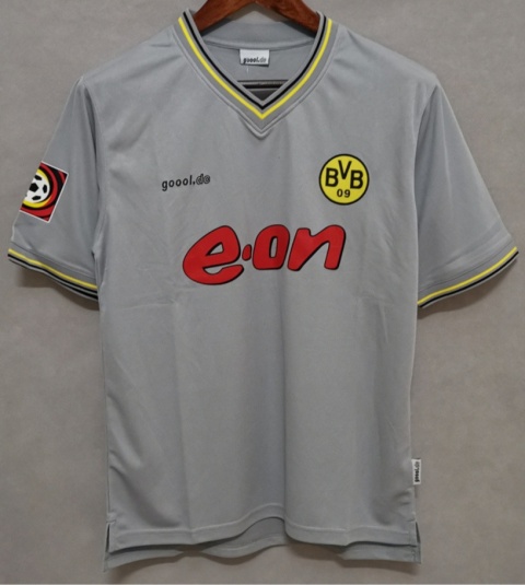 Koszulka Piłkarska Borussia Dortmund 2000/2001 Away Retro, Ricken, Bobic, Rosicky