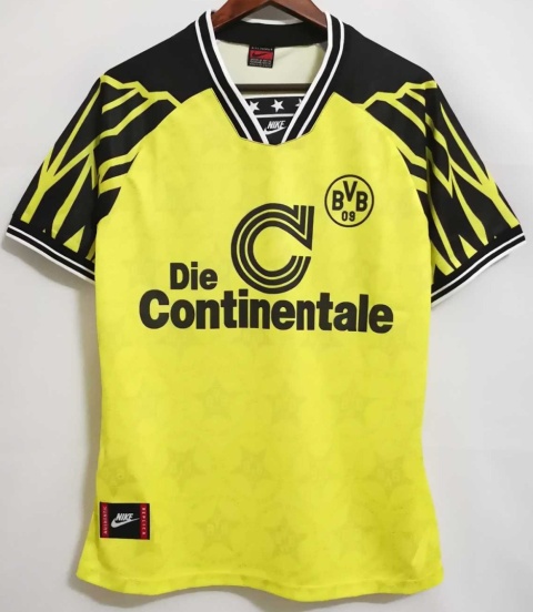 Koszulka Piłkarska Borussia Dortmund 1994/1995 Home Retro, Chapuisat, Moller