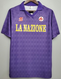 Koszulka Piłkarska AC Fiorentina 1989/1990 Home Retro, Baggio