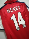 Koszulka Piłkarska Arsenal Londyn 2000/2001 Home Retro, Henry, Bergkamp, Vieira