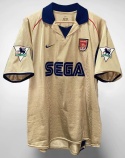 Koszulka Piłkarska Arsenal Londyn 2001/2002 Away Retro, Henry, Bergkamp, Vieira