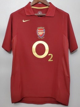 Koszulka Piłkarska Arsenal Londyn 2005/2006 Home Retro, Henry, Bergkamp