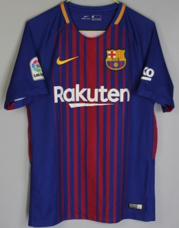 Koszulka Piłkarska FC Barcelona 2017/2018 Home Retro, Messi, Suarez, Neymar