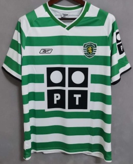 Koszulka Piłkarska Sporting Lizbona 2002/2003 Home Retro, Ronaldo