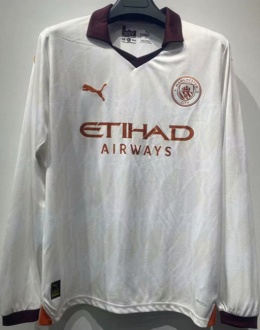 Koszulka piłkarska Manchester City 2023/2024 Away Dł Rękaw