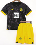 Piłkarski Komplet Strój Dziecięcy Borussia Dortmund Away 2023/2024