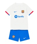 Piłkarski Komplet Strój Dziecięcy FC Barcelona Away 2023/2024, Lewandowski