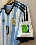 Koszulka Piłkarska Argentya MŚ 2014 Home Retro