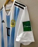 Koszulka Piłkarska Argentyna MŚ 2018 Home Retro, Messi