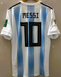 Koszulka Piłkarska Argentyna MŚ 2018 Home Retro, Messi