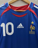 Koszulka Piłkarska Francja 2006 Home Retro, Zidane