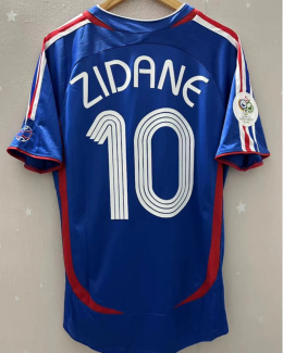 Koszulka Piłkarska Francja 2006 Home Retro, #10 Zidane