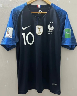 Koszulka Piłkarska Francja MŚ 2018 Home RETRO, #10 Mbappe