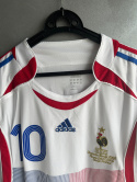 Koszulka Piłkarska Francja MŚ 2006 Away Retro, #10 Zidane