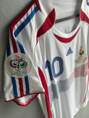 Koszulka Piłkarska Francja MŚ 2006 Away Retro, #10 Zidane