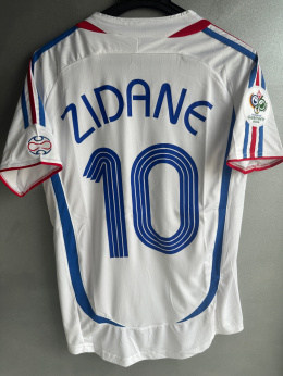 Koszulka Piłkarska Francja MŚ 2006 Away Retro, #10 Zidane