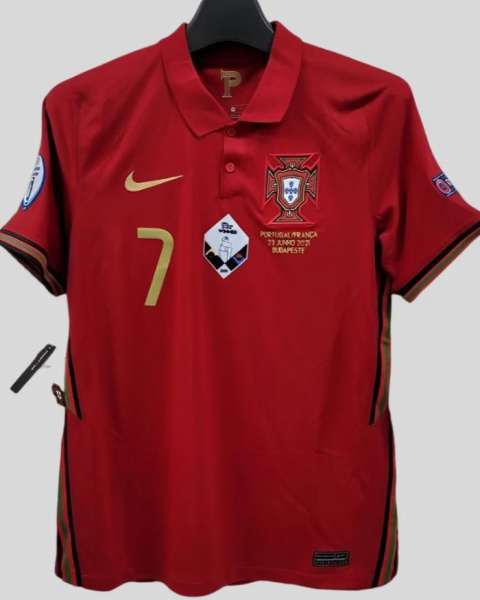 Koszulka Piłkarska Portugalia EURO 2020 Home RETRO,Ronaldo