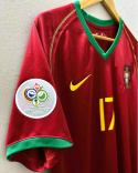 Koszulka Piłkarska Portugalia MŚ 2006 Home RETRO,Ronaldo