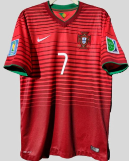 Koszulka Piłkarska Portugalia MŚ 2014 Home RETRO,Ronaldo