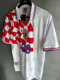 Koszulka Piłkarska Chorwacja MŚ 1998 Retro Home, SUKER, BOBAN