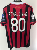 Koszulka Piłkarska AC Milan 2009/2010 Retro, #80 Ronaldinho