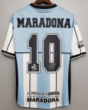 Koszulka Piłkarska Argentyna 2001 #10 MARADONA Special Edition Retro