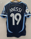 Koszulka Piłkarska Argentyna MŚ 2006 Away Retro,MESSI