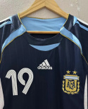 Koszulka Piłkarska Argentyna MŚ 2006 Away Retro,MESSI