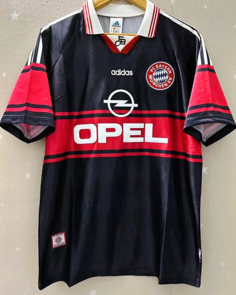 Koszulka Piłkarska Bayern Monachium 1997/1998 Home Retro, Elber, Matthaus, Scholl