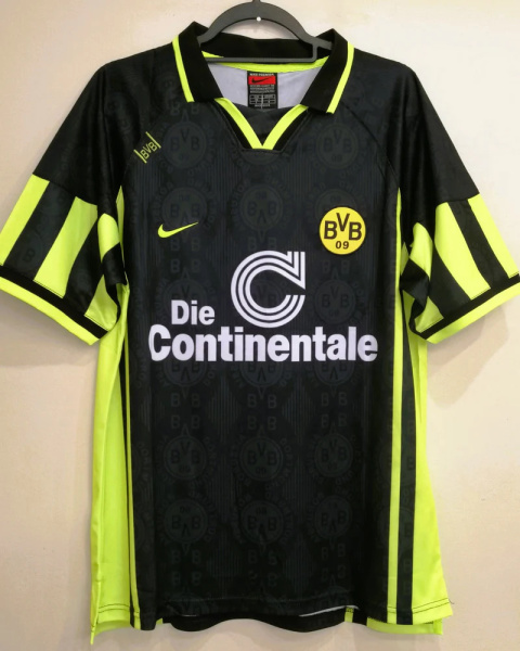 Koszulka Piłkarska Borussia Dortmund 1996/1997 Away Retro, Moller, Chapuisat