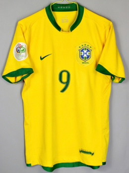 Koszulka Piłkarska Brazylia 2006 Home RETRO, Kaka, Ronaldo