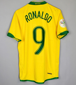 Koszulka Piłkarska Brazylia 2006 Home RETRO, Kaka, Ronaldo