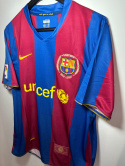 Koszulka Piłkarska FC Barcelona 2007/2008 Retro, Messi, Ronaldinho, Eto'o, Xavi, Iniesta