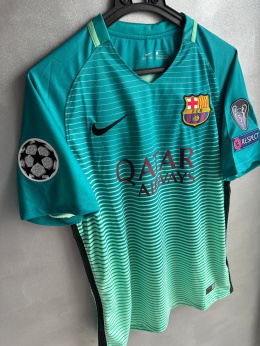 Koszulka Piłkarska FC Barcelona 2016/2017 3rd Retro, MESSI, SUAREZ, NEYMAR, INITESTA, XAVI