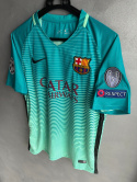 Koszulka Piłkarska FC Barcelona 2016/2017 3rd Retro, MESSI, SUAREZ, NEYMAR, INITESTA, XAVI