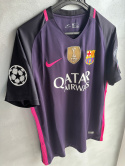 Koszulka Piłkarska FC Barcelona 2016/2017 Away Retro, MESSI, SUAREZ, NEYMAR, INITESTA, XAVI