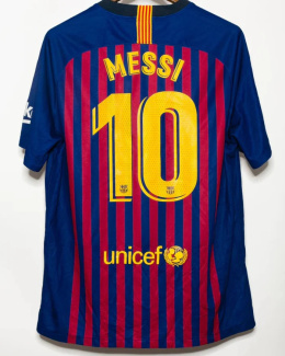 Koszulka Piłkarska FC Barcelona 2018/2019 Home Retro, #10 Messi