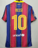 Koszulka Piłkarska FC Barcelona 2020/2021 Home Retro, #10 Messi