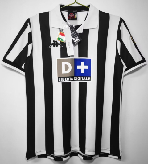 Koszulka Piłkarska Juventus Turyn 1998/1999 Home Retro, Zidane, Del Piero