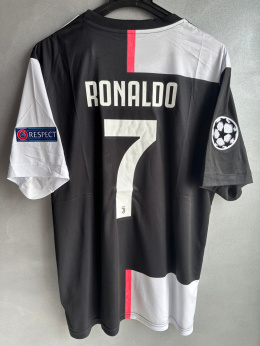 Koszulka Piłkarska Juventus Turyn 2019/2020 Home Retro, #7 Ronaldo