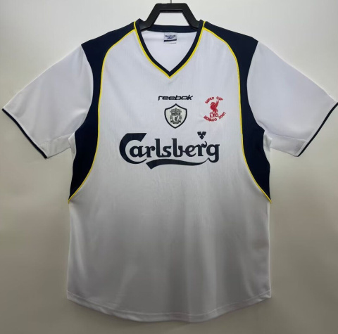 Koszulka Piłkarska Liverpool FC 2001/2002 Away Retro