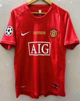 Koszulka Piłkarska Manchester United Home FINAL 2008 Retro, Ronaldo