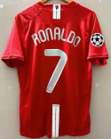 Koszulka Piłkarska Manchester United Home FINAL 2008 Retro, #7 Ronaldo