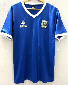 Koszulka Piłkarska Argentyna 1986 Away Retro, Maradona